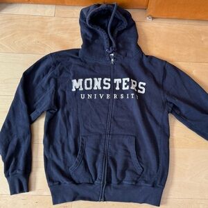 Auth Disney Pixar Monsters University crew gift sweatshirt hoodie